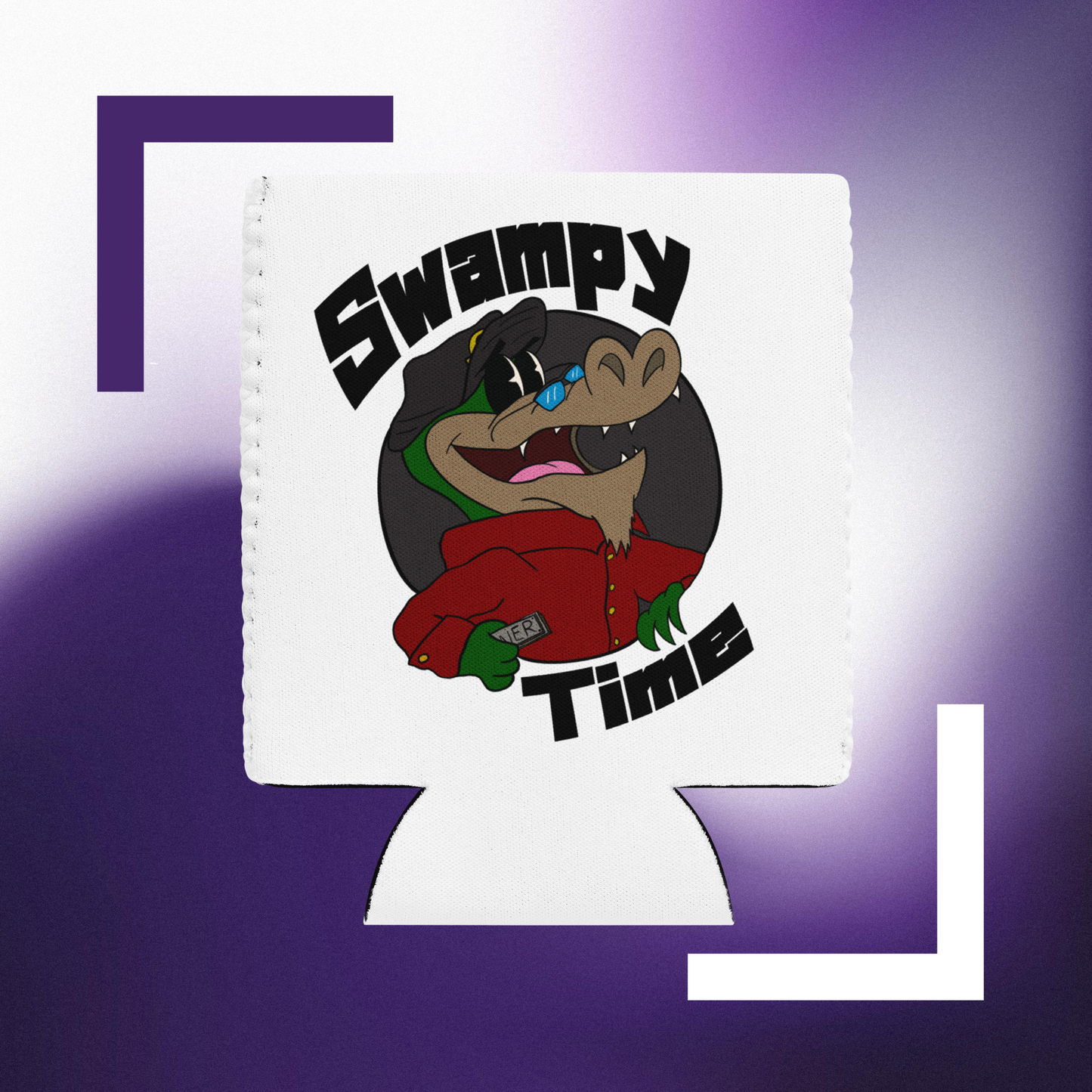Swamp Time Koozie