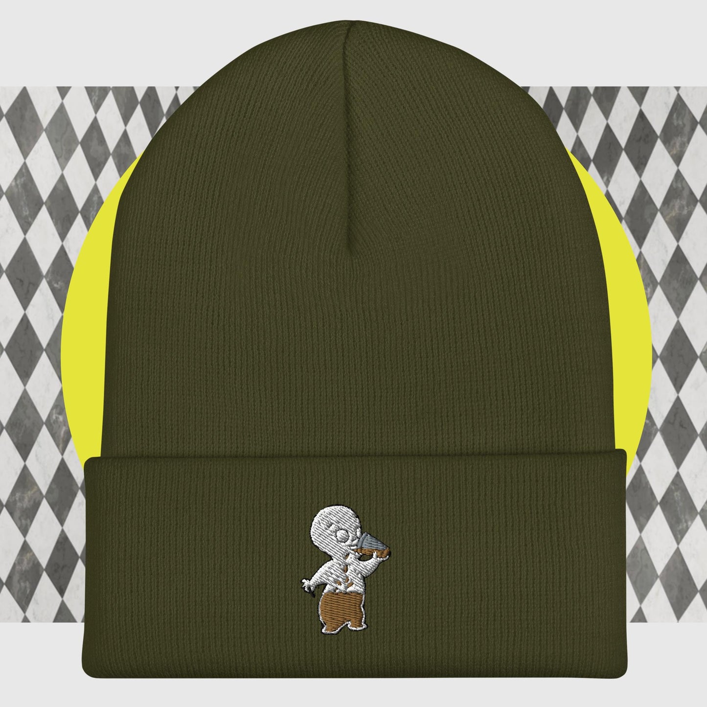 Wave Murray Friendly Ghost Cuffed Beanie