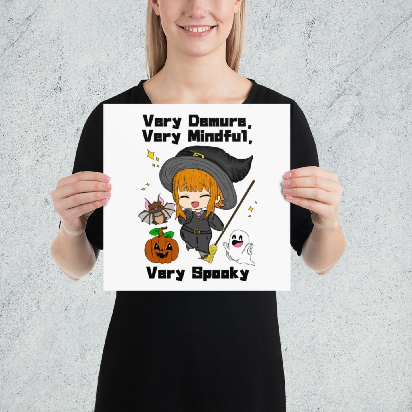 Very Demure, Very Mindful, Very Spooky Poster
