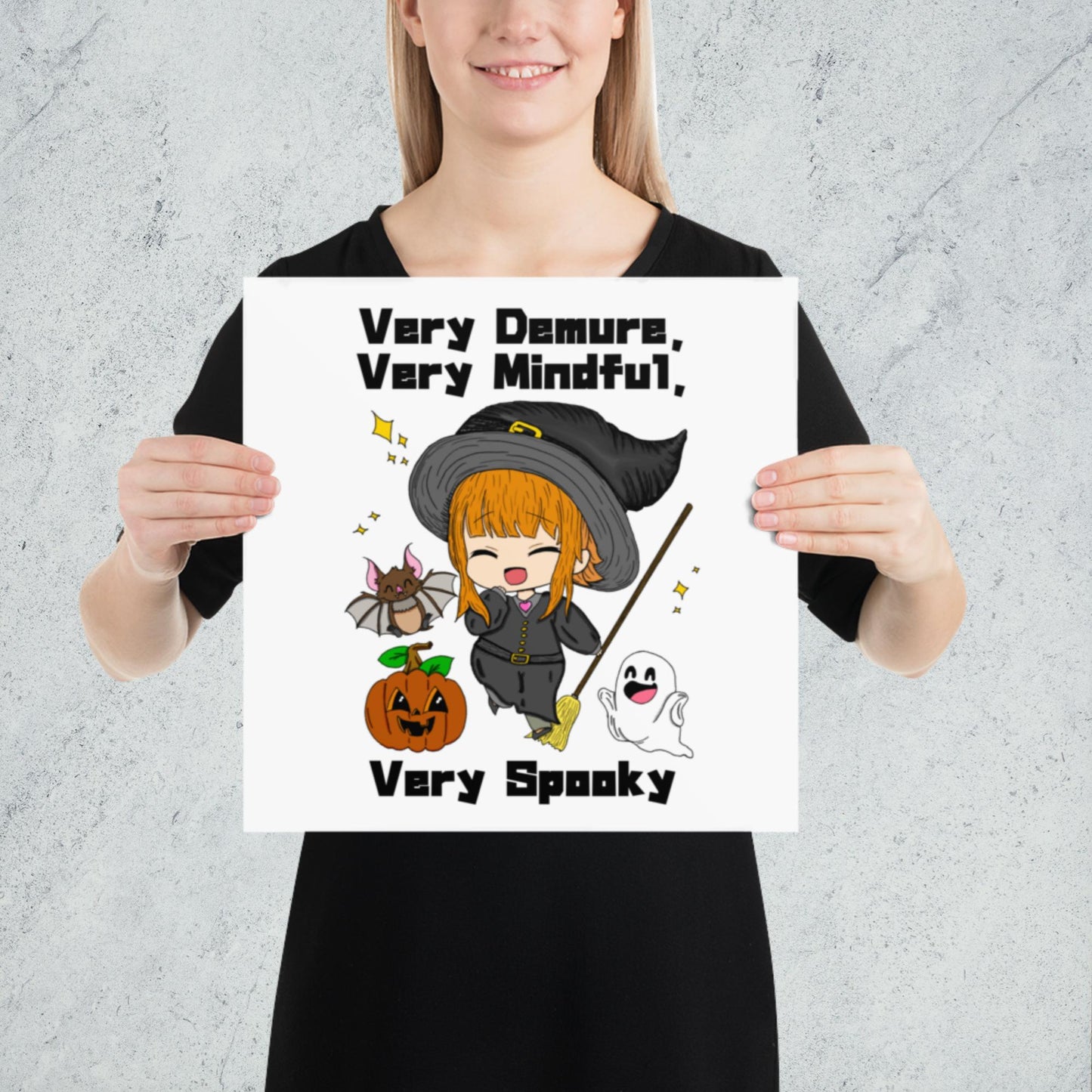 Very Demure, Very Mindful, Very Spooky Poster