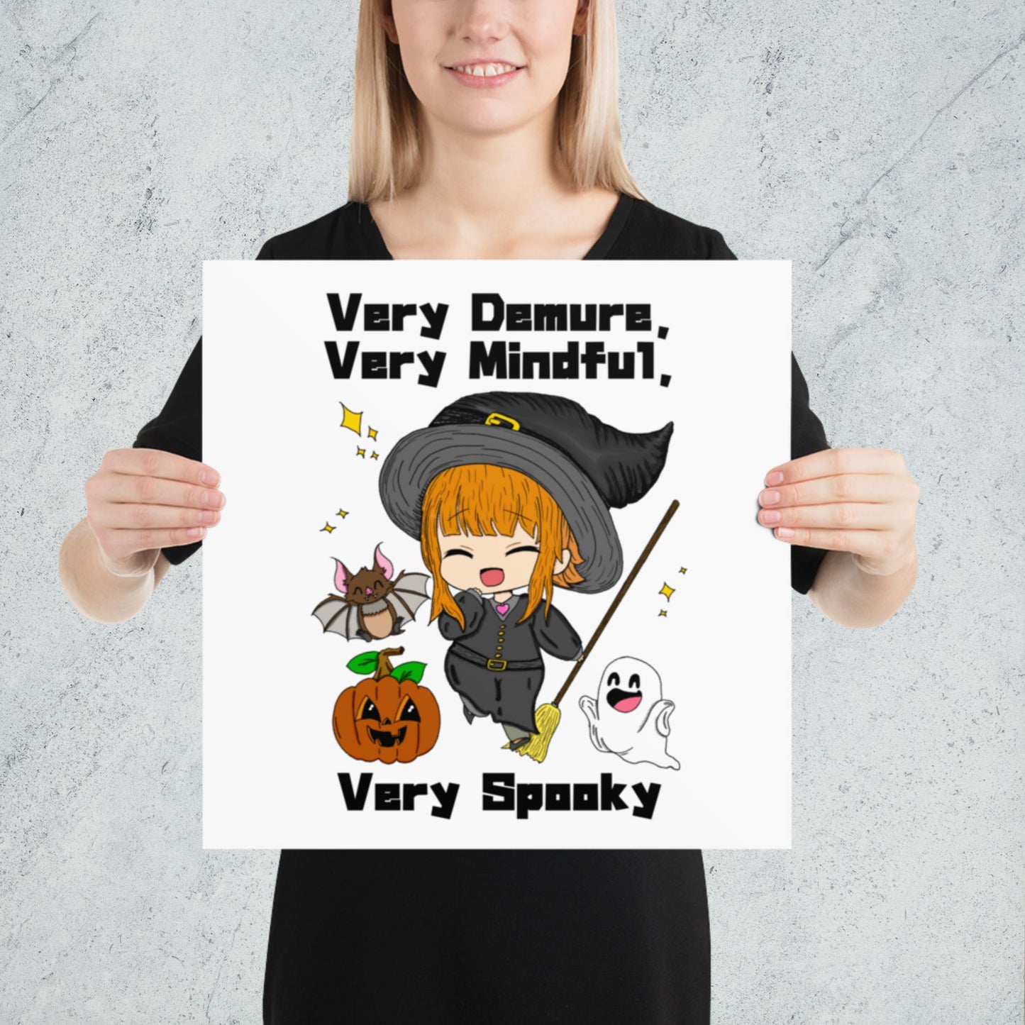 Very Demure, Very Mindful, Very Spooky Poster