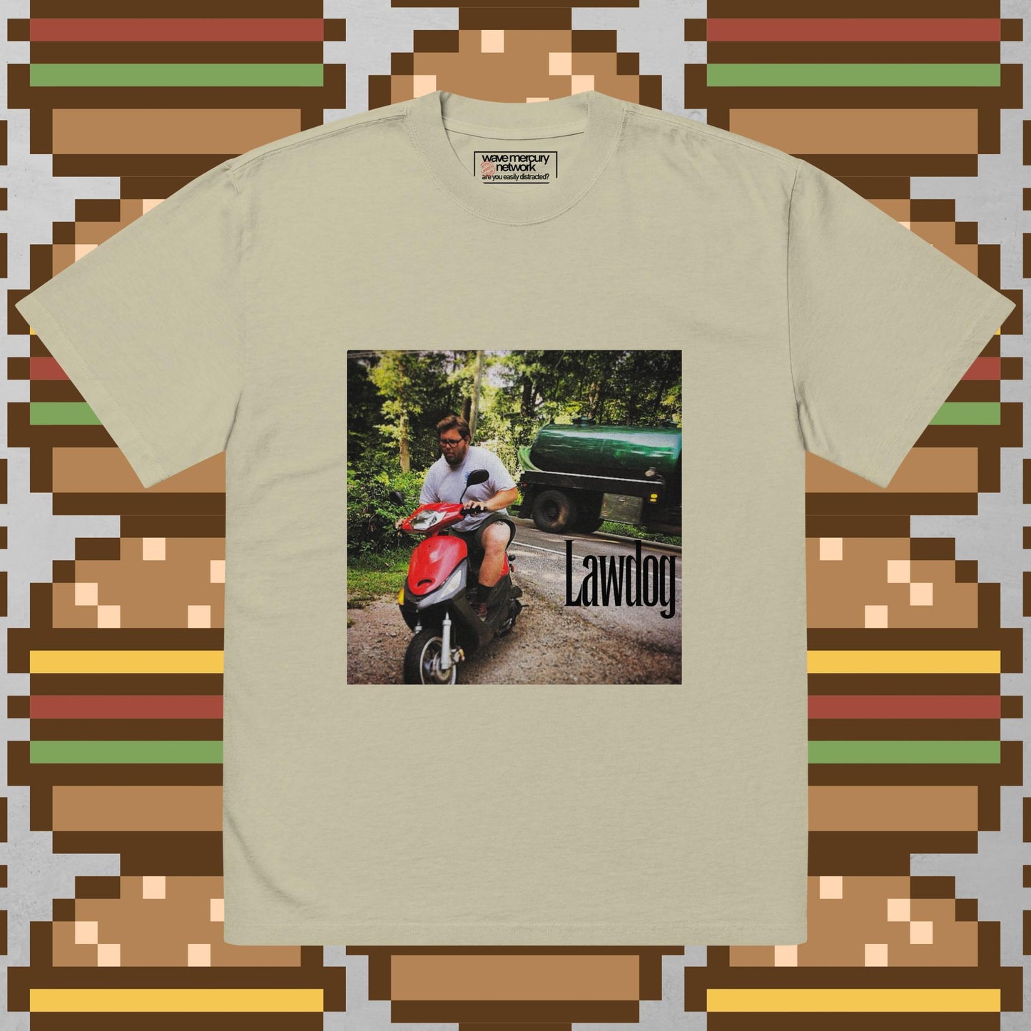 Lawdog Scooter Gang Oversized faded t-shirt