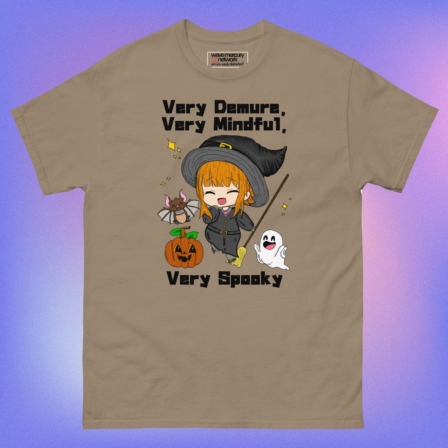 Very Demure, Very Mindful, Very Spooky Unisex Tee