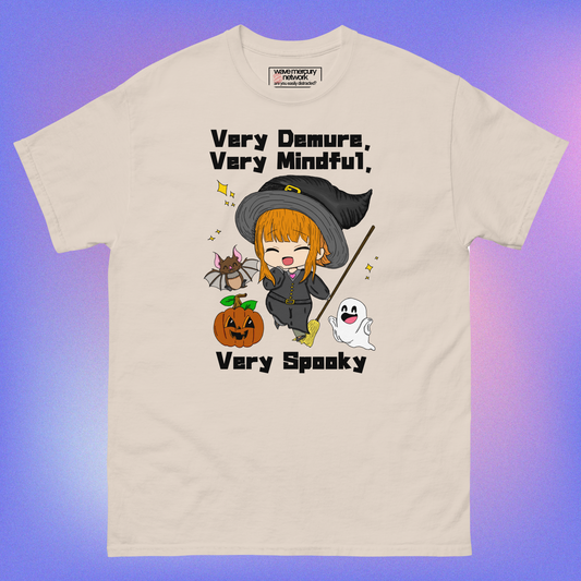 Very Demure, Very Mindful, Very Spooky Unisex Tee