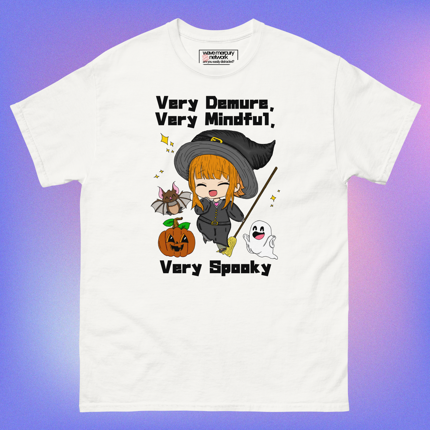 Very Demure, Very Mindful, Very Spooky Unisex Tee