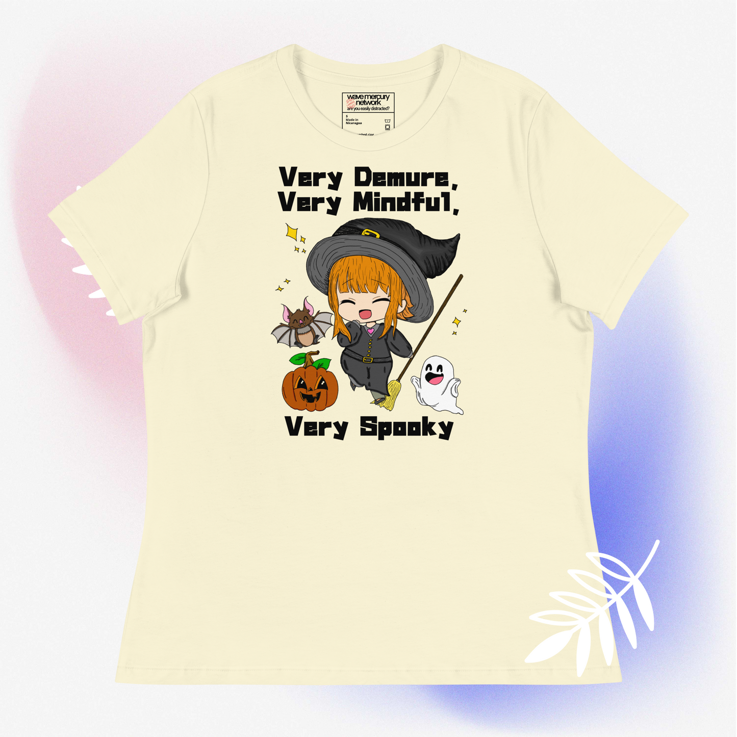 Very Demure, Very Mindful, Very Spooky Women’s Relaxed T-Shirt