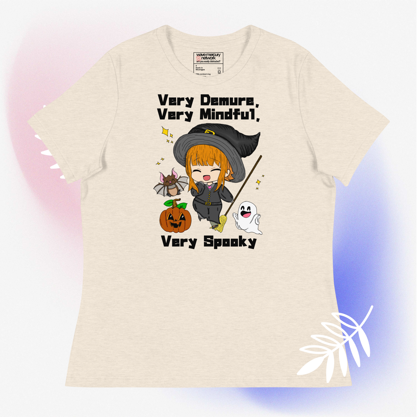 Very Demure, Very Mindful, Very Spooky Women’s Relaxed T-Shirt